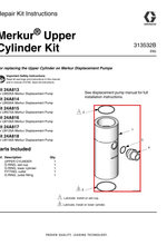 Load image into Gallery viewer, Graco 24A813 Kit, Cylinder,upper,25cc - highlighted in parts diagram