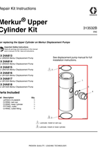 Load image into Gallery viewer, Graco 24A815 Kit, Cylinder,upper,75cc - highlighted in parts diagram