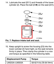 Load image into Gallery viewer, Graco 24A834 Kit, Footvalve,25cc - highlighted in parts diagram
