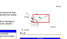Load image into Gallery viewer, Graco 24C195 Needle Assembly, includes tip, for AirPro EFX Guns with 0.059 inch (1.5 mm) Nozzle - highlighted in parts diagram