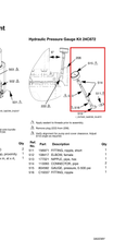 Load image into Gallery viewer, Graco 24C872 Kit,gauge,pressure,hydraulic - highlighted in parts diagram