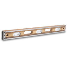 Load image into Gallery viewer, Marshalltown 24CLEVCRB 24" Crick 3 Piece Wood Level - Clear Vials w/ Rubber Cushions