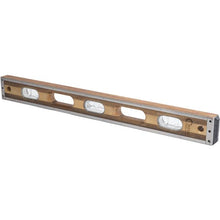 Load image into Gallery viewer, Marshalltown 24CLEVCRB 24" Crick 3 Piece Wood Level - Clear Vials w/ Rubber Cushions