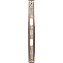 Load image into Gallery viewer, Marshalltown 24CLEVCRB 24" Crick 3 Piece Wood Level - Clear Vials w/ Rubber Cushions