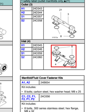 Load image into Gallery viewer, Graco 24D345 Kit,1050h,npt Inlet - highlighted in parts diagram