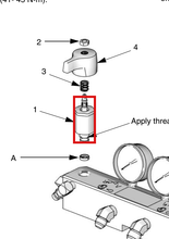 Load image into Gallery viewer, Graco 24E309 Kit,drain Vlv,iso,red,sst - highlighted in parts diagram