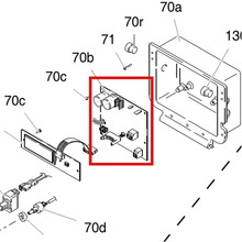 Load image into Gallery viewer, Graco 24E359 GMAX Control Board Repair Kit - item 70B highlighted in the Graco 3A0244EN-G parts diagram