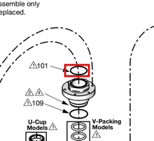 Load image into Gallery viewer, Graco 24E759 Kit, Bellows Chamber 100cc - highlighted in parts diagram