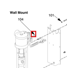 Load image into Gallery viewer, Graco 24E880 Kit,bellows, Wall Mount - highlighted in parts diagram