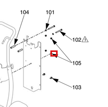 Load image into Gallery viewer, Graco 24E882 Kit, Bellows, Wall Mount, 6, 7.5 - highlighted in parts diagram