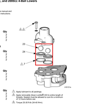 Load image into Gallery viewer, Graco 24F249 Carbide Seat Kit for 4-Ball Lowers - highlighted in parts diagram