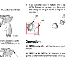 Load image into Gallery viewer, Graco 24F734 Kit, Aircap, Streaming, Finex - highlighted in parts diagram