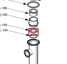 Load image into Gallery viewer, Graco 24G548 Kit,repair, Pump,6 - highlighted in parts diagram