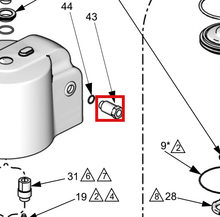 Load image into Gallery viewer, Graco 24G862 Kit,sanitary Air Inlet - highlighted in parts diagram