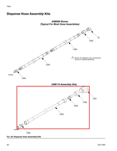 Load image into Gallery viewer, Graco 24M110 Kit,hose,3/16x10,ss,a,sil - highlighted in parts diagram