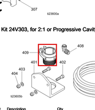 Load image into Gallery viewer, Graco 24N161 Adapter,bung,saniforce - highlighted in parts diagram