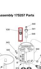 Load image into Gallery viewer, Graco 24P855 100 Mesh Welded Outlet Filter Kit - highlighted in parts diagram