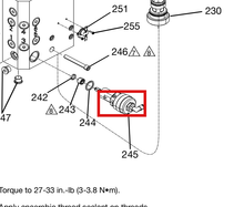 Load image into Gallery viewer, Graco 24P856 Discharge Valve Kit - highlighted in parts diagram