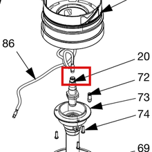 Load image into Gallery viewer, Graco 24R041 Level Sensor Kit - item 20 highlighted in the Graco 333347EN parts diagram