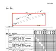 Load image into Gallery viewer, Graco 24R734 Agp Hose,assy,dispenser,hv,5/8x - highlighted in parts diagram