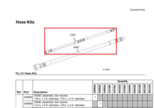 Load image into Gallery viewer, Graco 24R805 Agp Hose,assy,dispenser,lv - highlighted in parts diagram