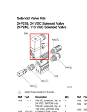 Load image into Gallery viewer, Graco 24R942 Kit,conn,din,24vdc,w/light - highlighted in parts diagram