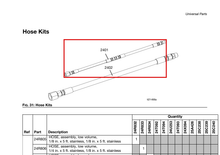 Load image into Gallery viewer, Graco 24T087 Exactablend Agp Hose,assy,dispenser,lv - highlighted in parts diagram
