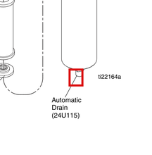 Load image into Gallery viewer, Graco 24U115 Sharpe Automatic Drain for 22601/22605 Air Filter - highlighted in parts diagram