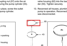 Load image into Gallery viewer, Graco 24U228 Kit, Repair (Air Motor) Bag Seal - highlighted in parts diagram