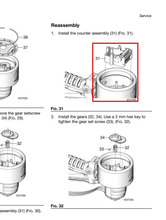 Load image into Gallery viewer, Graco 24U353 Counter, Gallon, Preset-60gal - highlighted in parts diagram