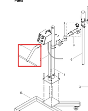 Load image into Gallery viewer, Graco 24V306 Kit,handle,elevator,mobile - highlighted in parts diagram