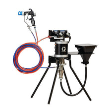 Load image into Gallery viewer, Graco 24W287 30:1 Merkur ES Air Assisted Package, 0.4 gpm (1.5 lpm) fluid flow, standard mount, with PerformAA 50 gun, hopper, and stainless steel