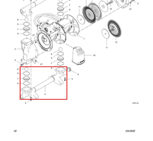 Load image into Gallery viewer, Graco 24W840 Kit, 1050hp, Sst Bsp Inlet - highlighted in parts diagram