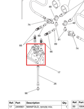 Load image into Gallery viewer, Graco 24W861 Manifold, Remote, M2k - highlighted in parts diagram