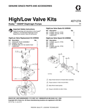 Load image into Gallery viewer, Graco 24W948 Kit,1050hp, High-lo Valve - highlighted in parts diagram