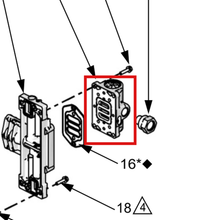 Load image into Gallery viewer, Graco 24X156 KIT, VALVE, AIR MOTOR - item 17 highlighted in the Graco 3A1211EN-R parts diagram