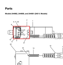 Load image into Gallery viewer, Graco 24X842 Kit,top Air Cylinder - highlighted in parts diagram