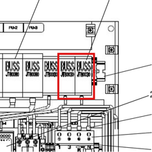 Load image into Gallery viewer, Graco 24X885 KIT,FUSE,60A,TYPE J,TD,PLATEN - item 229 highlighted in the Graco 334130EN parts diagram