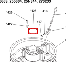 Load image into Gallery viewer, Graco 24Y343 Kit,platen,55 Gal,epdm Hose - highlighted in parts diagram