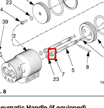 Load image into Gallery viewer, Graco 255217 Kit, Seal,cylinder,air,valve - highlighted in parts diagram