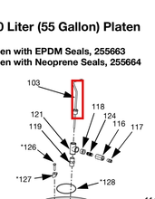 Load image into Gallery viewer, Graco 255232 Handle, Bleed, Assembly - highlighted in parts diagram