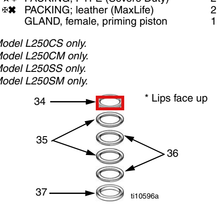 Load image into Gallery viewer, Graco 255513 Complete Seals L250CS - highlighted in parts diagram