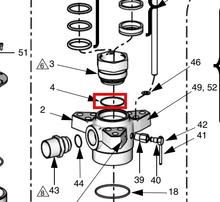 Load image into Gallery viewer, Graco 255519 Kit, Cmpl. Seal, L500ss - highlighted in parts diagram