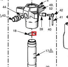 Load image into Gallery viewer, Graco 255551 Kit, Piston, L100cs/l100cm - highlighted in parts diagram