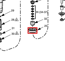 Load image into Gallery viewer, Graco 255557 Kit, Intake, L100cs - highlighted in parts diagram