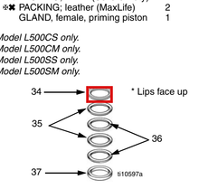 Load image into Gallery viewer, Graco 255567 Kit, Intake, L500ss - highlighted in parts diagram
