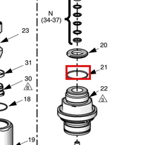 Load image into Gallery viewer, Graco 255594 Kit, Cylinder, L200cm/l200sm - highlighted in parts diagram