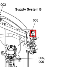 Load image into Gallery viewer, Graco 255675 Kit,pneumatic X-over,3 - highlighted in parts diagram