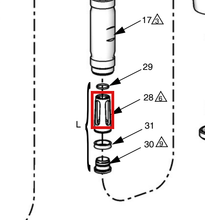 Load image into Gallery viewer, Graco 257667 Kit, Guide Piston 100 Sst - highlighted in parts diagram