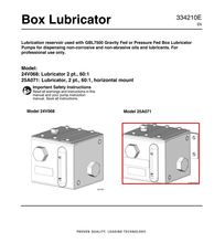 Load image into Gallery viewer, Graco 25A071 Lubricator, 2 pt., 60:1, Horizontal Mount - highlighted in parts diagram